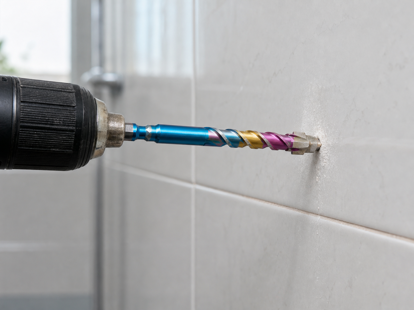 BK-9062 tile drilling scenario