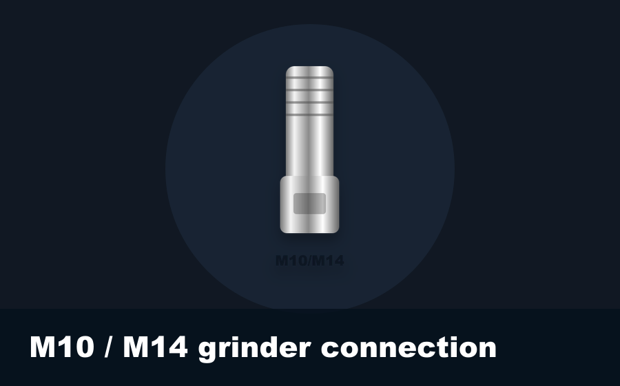 BK-9074 M10 and M14 adapter close up